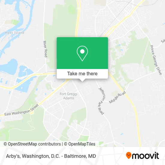 Arby's map