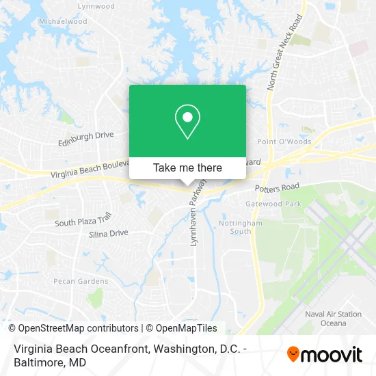 Virginia Beach Oceanfront map