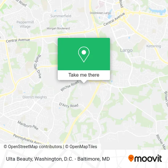 Ulta Beauty map