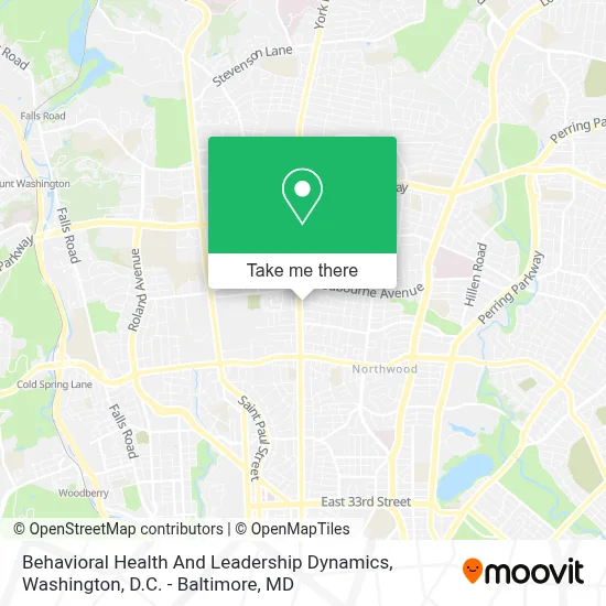 Behavioral Health And Leadership Dynamics map