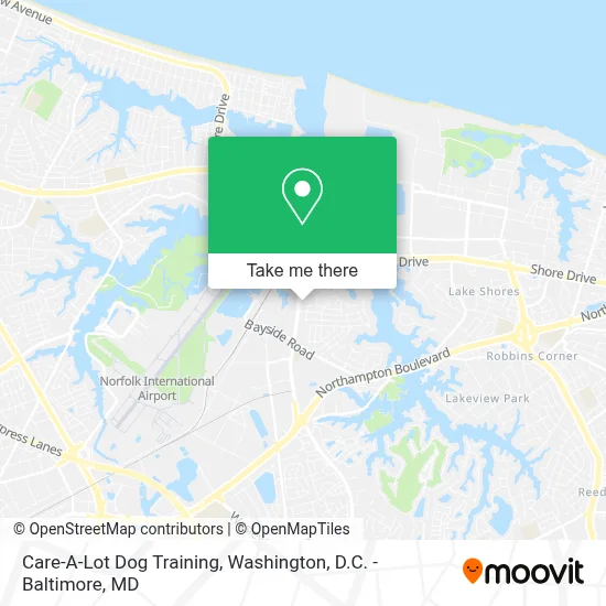Care-A-Lot Dog Training map