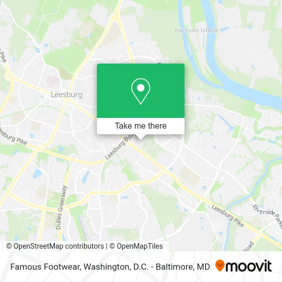 Famous Footwear map