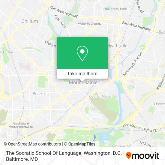 The Socratic School Of Language map