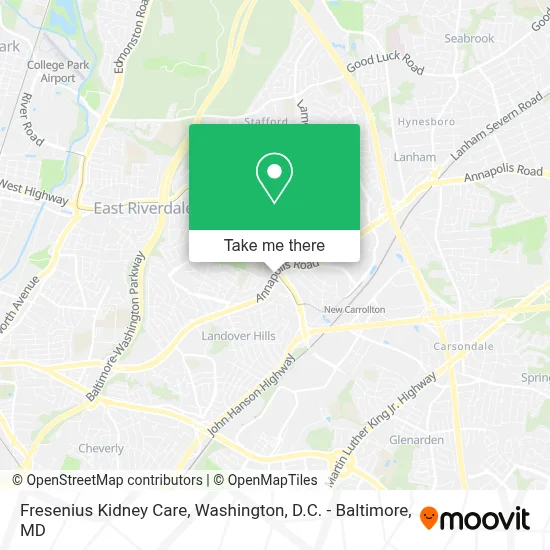 Fresenius Kidney Care map