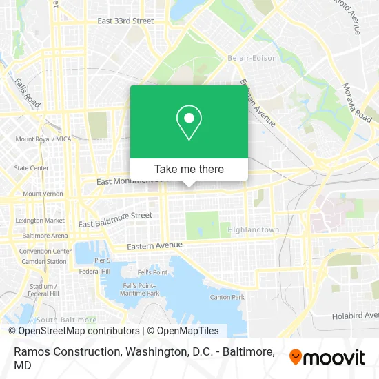 Ramos Construction map