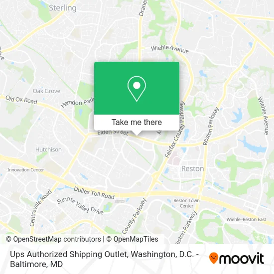 Ups Authorized Shipping Outlet map