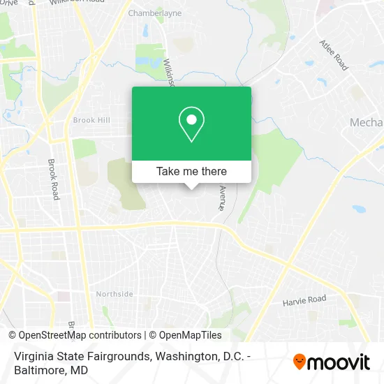 Virginia State Fairgrounds map