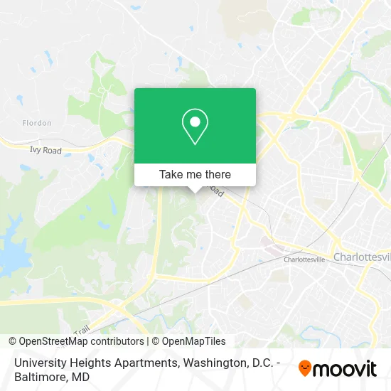 University Heights Apartments map