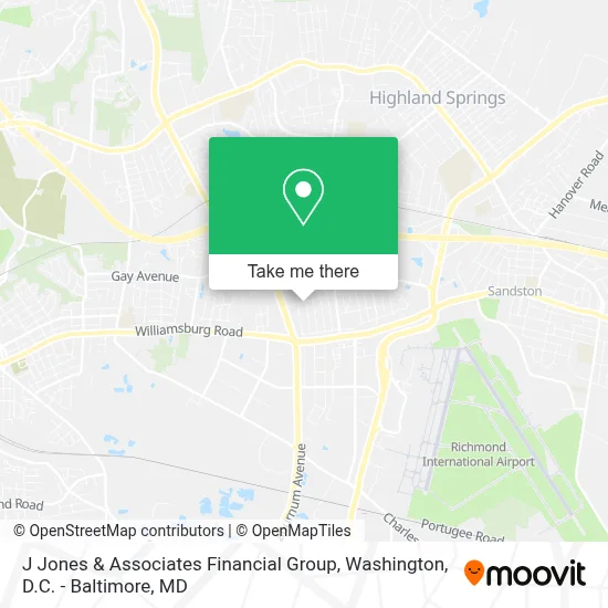 J Jones & Associates Financial Group map