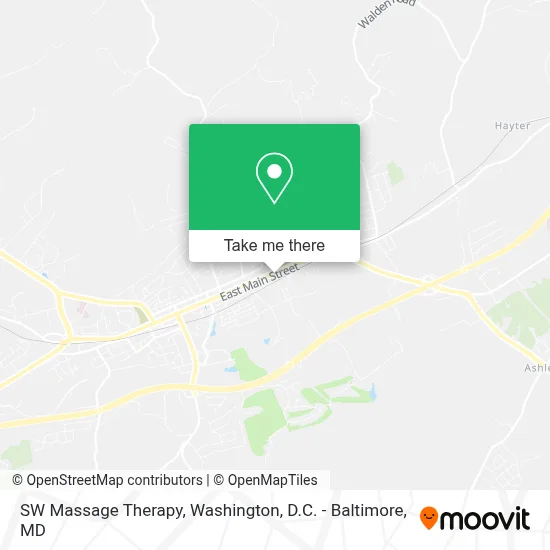 SW Massage Therapy map