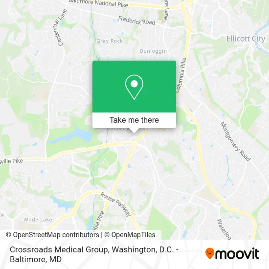 Crossroads Medical Group map