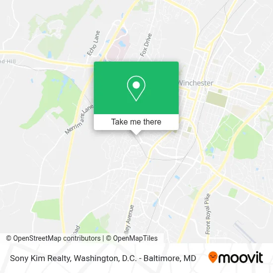 Sony Kim Realty map