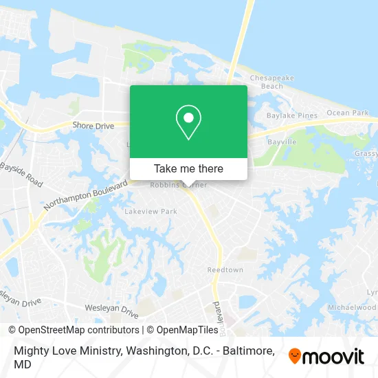 Mighty Love Ministry map