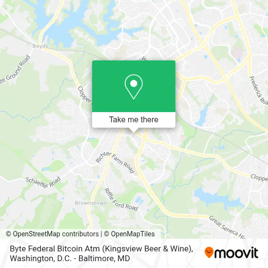 Byte Federal Bitcoin Atm (Kingsview Beer & Wine) map
