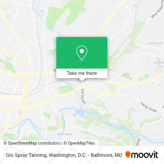 Glo Spray Tanning map