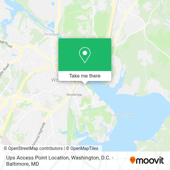 Ups Access Point Location map