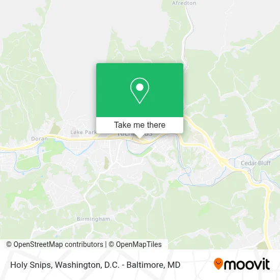 Holy Snips map