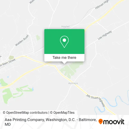 Aaa Printing Company map