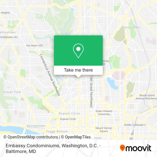 Embassy Condominiums map