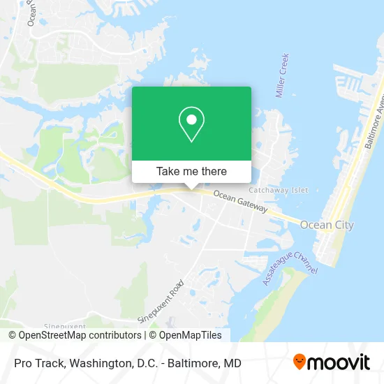 Pro Track map