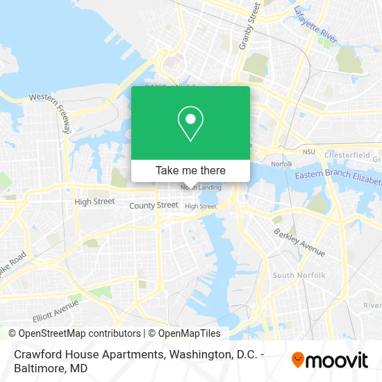 Crawford House Apartments map