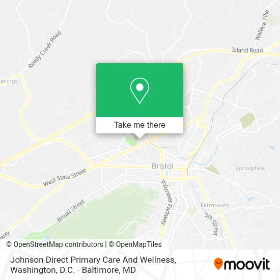 Johnson Direct Primary Care And Wellness map