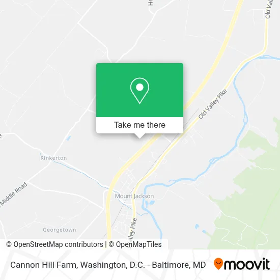Cannon Hill Farm map
