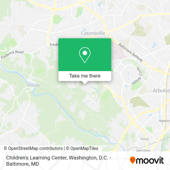 Children's Learning Center map