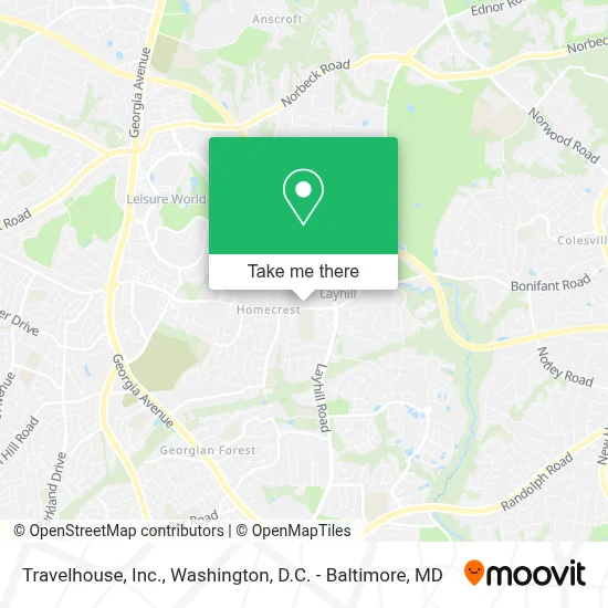Travelhouse, Inc. map