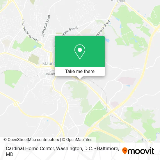 Cardinal Home Center map