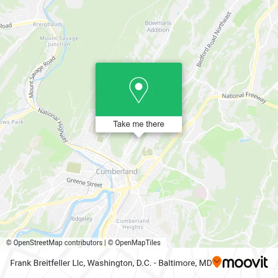 Frank Breitfeller Llc map