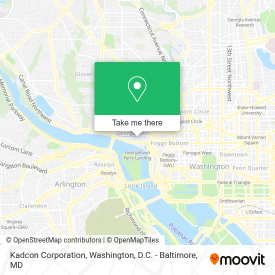 Kadcon Corporation map