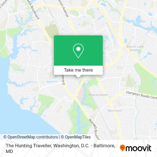 The Hunting Traveller map
