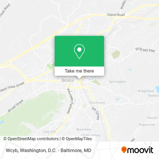 Wcyb map