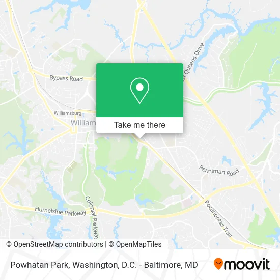 Powhatan Park map