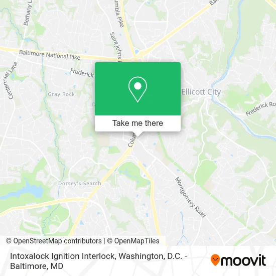 Intoxalock Ignition Interlock map