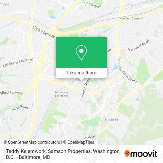 Teddy Kelemwork, Samson Properties map