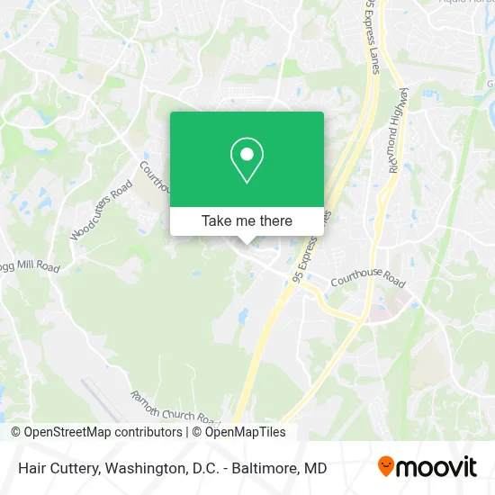Hair Cuttery map
