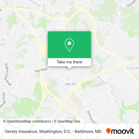 Gerety Insurance map