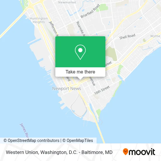 Western Union map