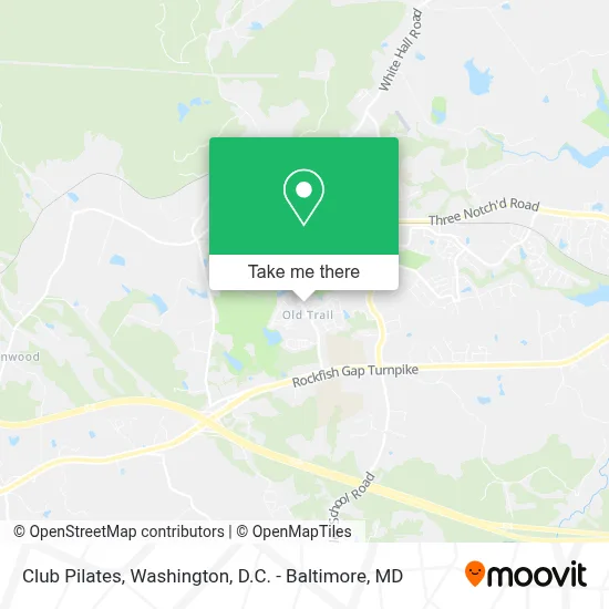 Club Pilates map