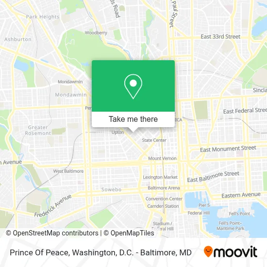 Prince Of Peace map