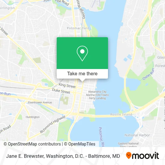 Jane E. Brewster map