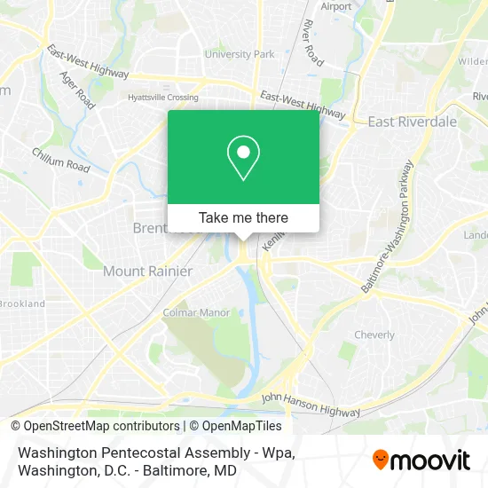 Washington Pentecostal Assembly - Wpa map