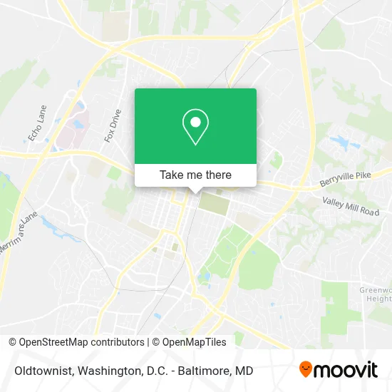 Oldtownist map