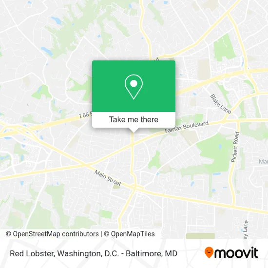 Red Lobster map