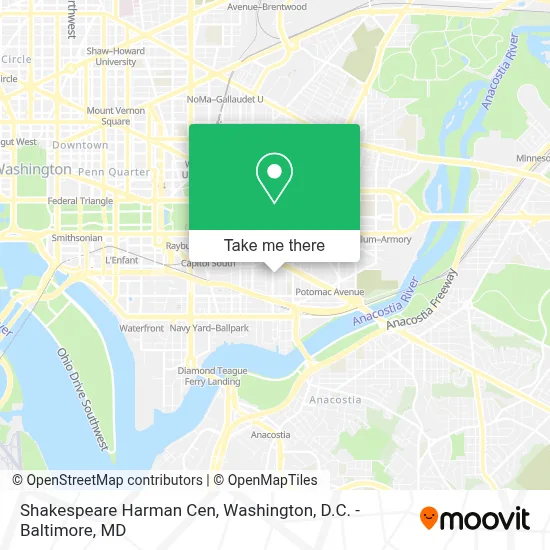 Shakespeare Harman Cen map
