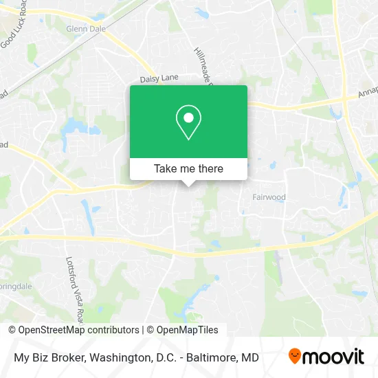 My Biz Broker map
