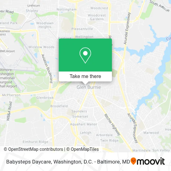 Babysteps Daycare map