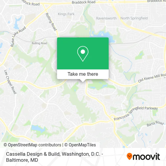 Cassella Design & Build map
